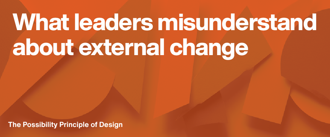 What happens when the world moves faster than your architecture.